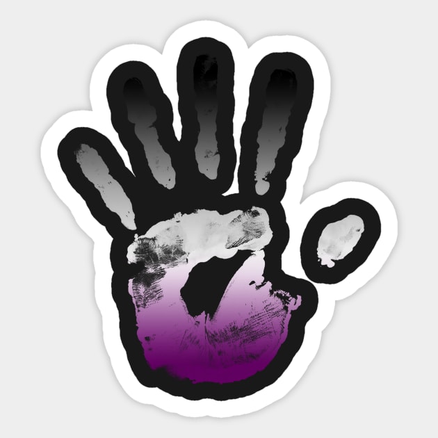 Ace Handprint Sticker by Ryot